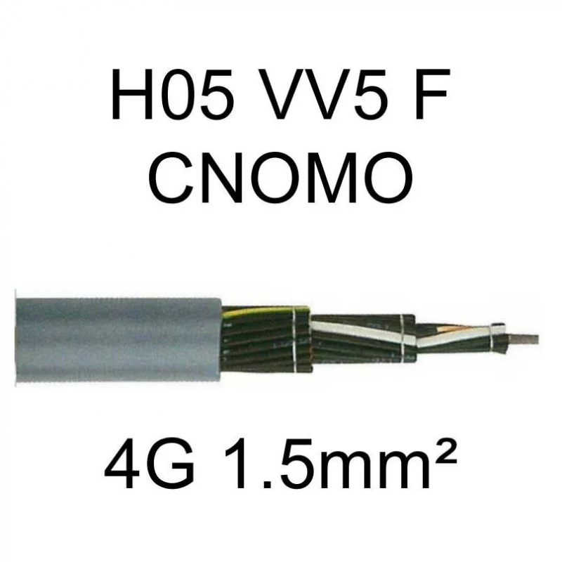 Câble électrique H05VV5F CNOMO