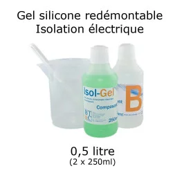 bidon de gel silicone étanche bi composant 0.5 litres