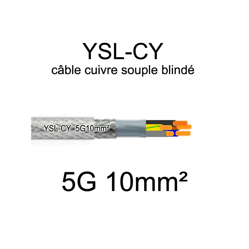 Câble électrique blindé YSL-CY