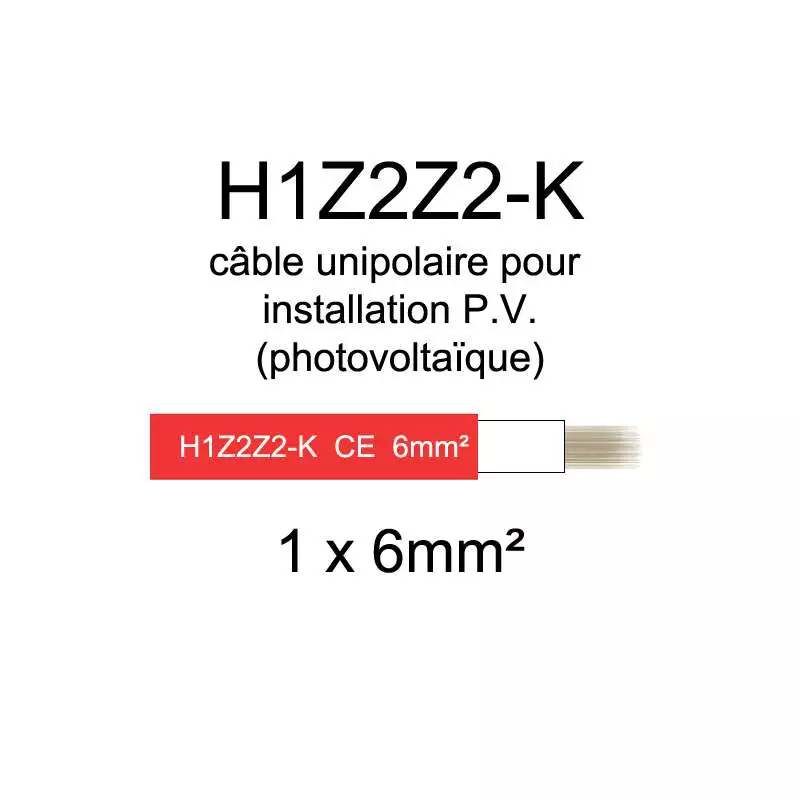 Câble solaire H1Z2Z2K