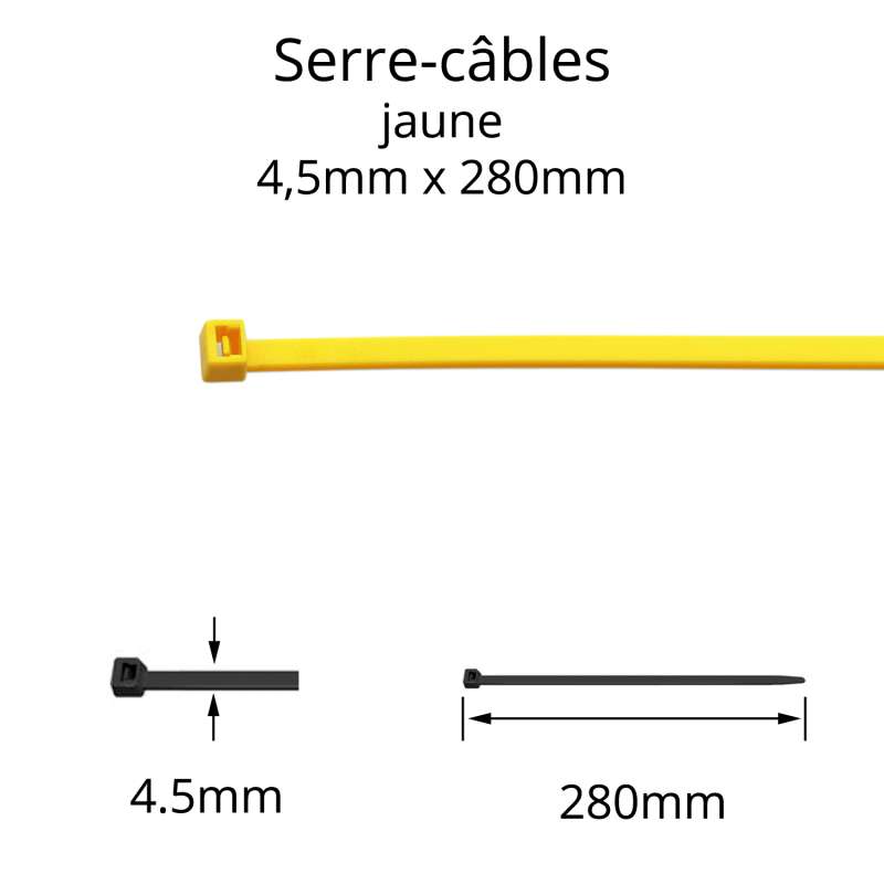 Collier serre-câble couleurs