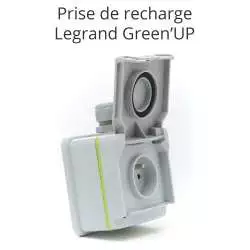 Legrand 090476, Prêt-à-poser Green'up Access prise pour véhicule  électrique + patère + disj diff