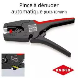 Pince à dénuder Knipex 11 92 140 0.1 à 0.8 mm 1 pc(s) – Conrad Electronic  Suisse