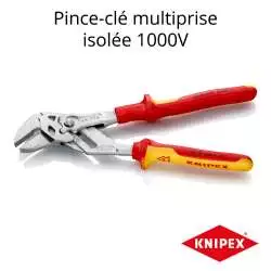 Pince-clé multiprise isolée 1000V knipex 86 06 250