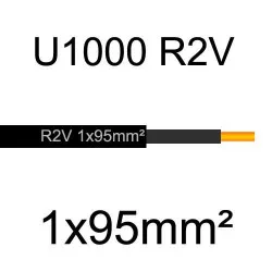 câble électrique cuivre U1000 R2V 1x95mm2