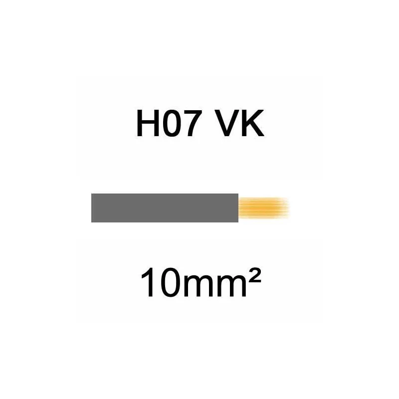 Fil électrique H07VK cuivre souple | 1,50mm² à 150mm²